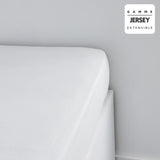 Drap housse TODAY Essential - 160 x 200+25 cm - 1 personne - 100% Coton jersey - Craie