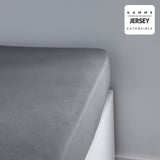 Drap housse TODAY Essential - 160 x 200+25 cm - 1 personne - 100% Coton jersey - Acier