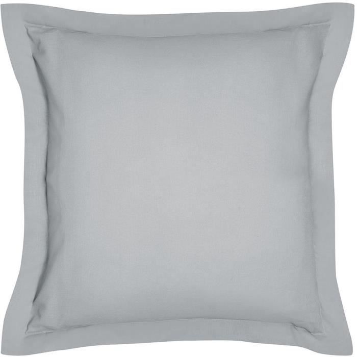 Taie d'oreiller - TODAY - 63 x 63 cm - Coton bio - Certifié GOTS - oeko-Tex