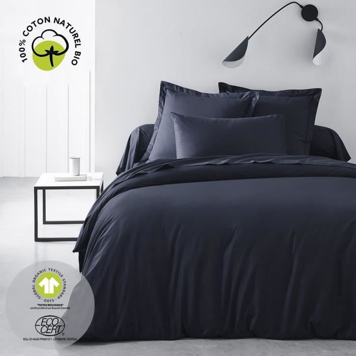 Taie d'oreiller - TODAY - 63 x 63 cm - Coton bio - Certifié GOTS - oeko-Tex