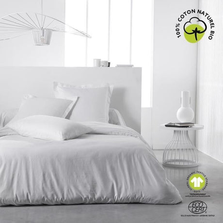 Housse de couette - TODAY - 220 x 240 cm - Coton - Organic Craie