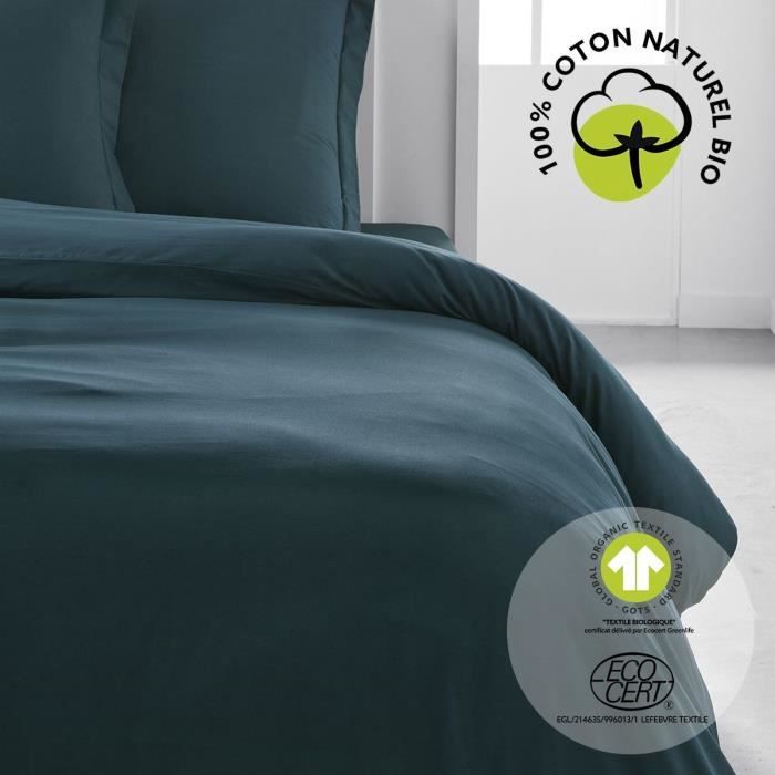 Housse de couette - TODAY - 220 x 240 cm - Coton - Organic Paon