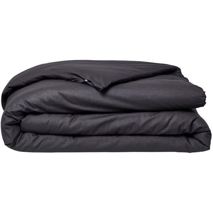 Housse de couette - TODAY - 240 x 260 cm - Coton - Organic Fusain