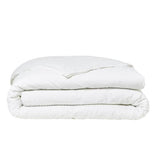 Parrure de lit TODAY Prestige - 240 x 260 cm - 2 personnes - 100% Percale finition macramé - Craie