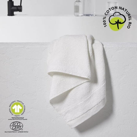 Serviette de bain - TODAY - 50 x 90 cm - Coton - Organic Craie
