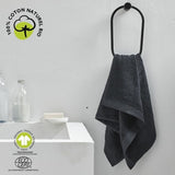 Serviette de bain - TODAY - 50 x 90 cm - Coton - Organic Fusain