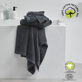 Maxi drap de bain - TODAY - 90 x 150 cm - Coton - Organic Fusain