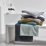 Maxi drap de bain - TODAY - 90 x 150 cm - Coton - Organic Fusain