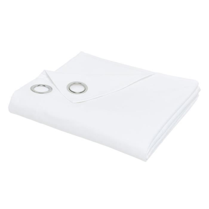 TODAY Rideau Isolant Thermique Essential Uni - 140 x 240 cm - Blanc