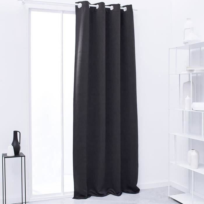 TODAY Rideau Occultant Essential Uni - 140 x 240 cm - Gris Anthracite
