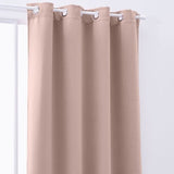 TODAY Rideau Occultant a oeillets 140x240cm Uni Rose des sables