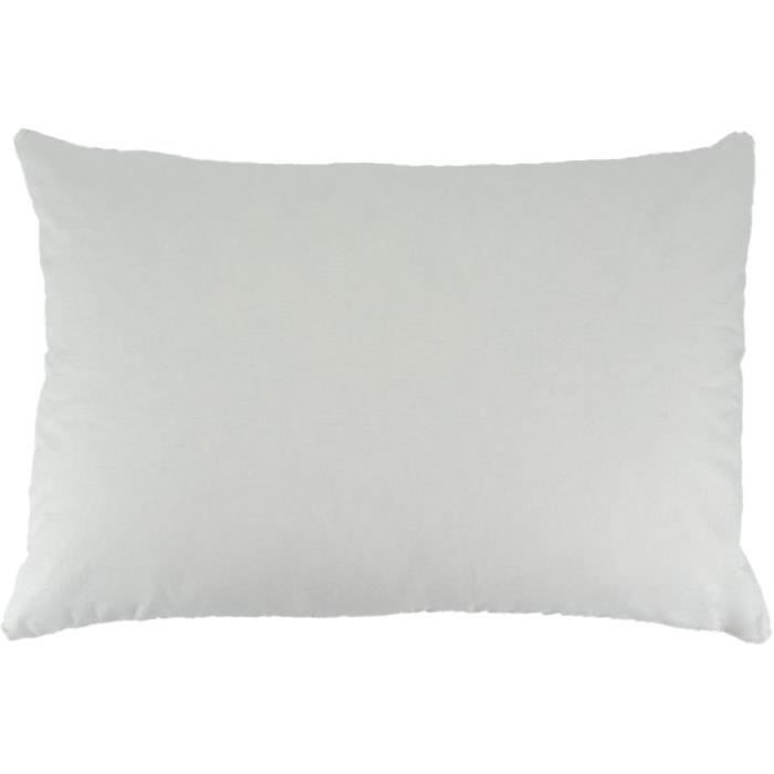 Oreiller TOISON D'OR Daisy en plumette et duvet 50x70cm - Blanc