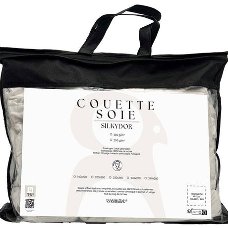 TOISON D'OR - Couette SilkyDor – Chaleur tempérée coton & soie de műrier – 220 x 240 cm