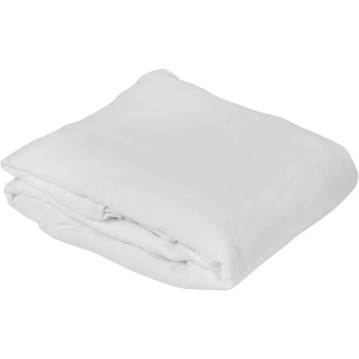 TOISON D'OR - Protection literie - Cumin - 100% coton - 90x190 cm  - Blanc