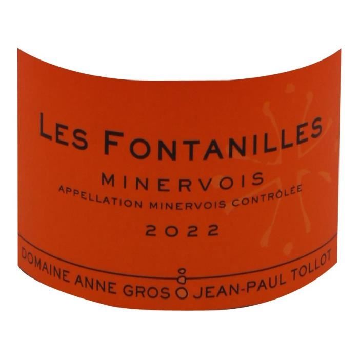 Domaine Anne Gros et Jean Paul Tollot Cuvée les Fontanilles 2022 Minervois - Vin rouge de Languedoc-Roussillon