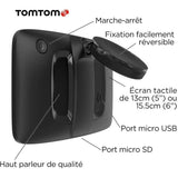 Navigateur GPS TOMTOM GO Classic 5 - Carte Europe 49 pays - Mises a jour Wi-Fi - Alertes de zones de danger
