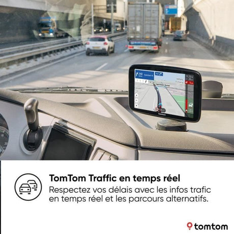 TomTom - GO Expert 7 Plus Premium Pack - GPS Poid Lourd, Bus, voiture - Planification de Parcours - TomTom Traffic - Carte Monde