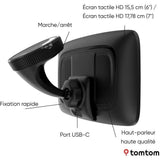 TomTom - GO Superior 7 - GPS Voiture - 7 pouces -TomTom Traffic - 2 ans de services Premium inlcus - Carte Monde