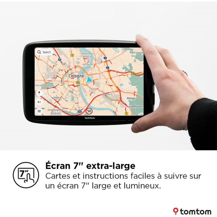 TomTom - GO Navigator 7 - GPS Voiture - 7 pouces - TomTom Traffic - Fixation Magnétique - Carte Europe