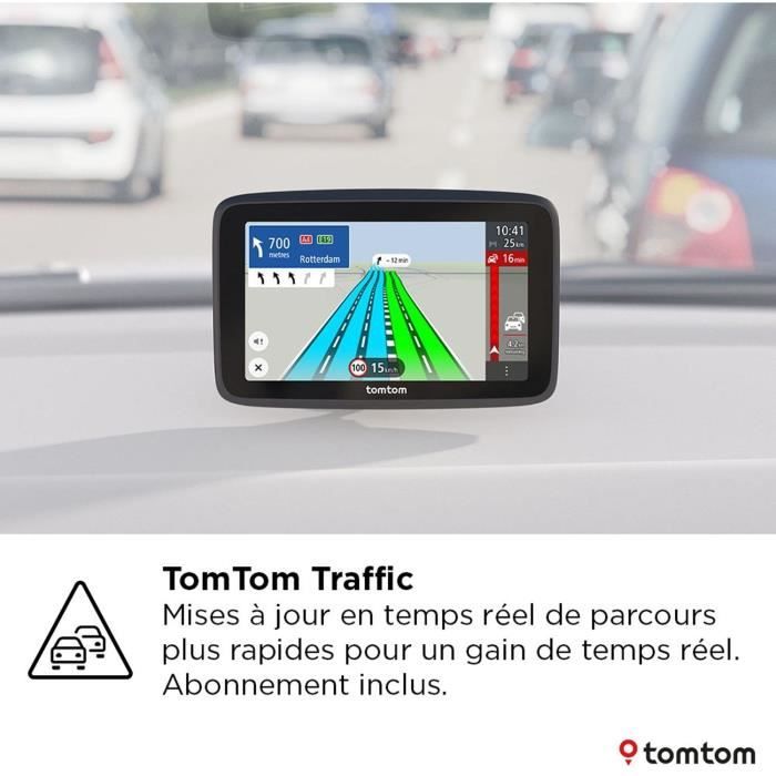 TomTom - GO Classic 6 2eme Génération - GPS Voiture - 6 pouces - TomTom Traffic - Guidage sur changement de voie - Carte Europe 27