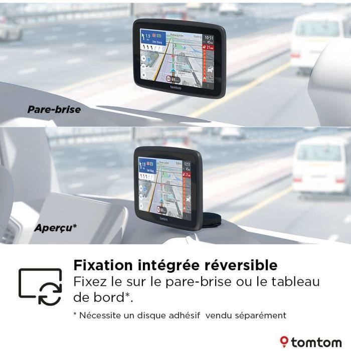 TomTom - GO Professional 6 2eme Génération - GPS Poid Lourd, Bus et voiture - 6 pouces - TomTom Traffic - carte Europe -