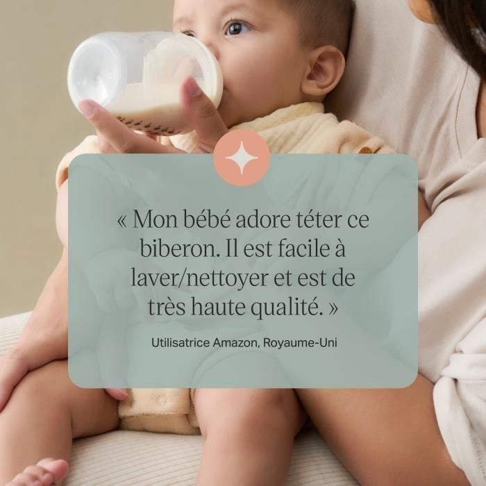 Tommee Tippee Biberon Anti-colique Natural Start - Colorée - 260ml - Lot de 6