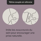 Tommee Tippee - Biberons Coffret Naissance Natural Start, Anti-Colique, Auto-stérilisant, Rose