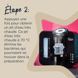 TOMMEE TIPPEE Perfect Préparateur Chauffe Biberons, Perfect Prep, Noir