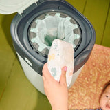 Tommee Tippee - Poubelles a couches - Twist & Click - Anti-Odeurs Anti-Germes - 1 cassette - Film multicouche antibactÈrien - Blanc