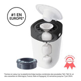 Tommee Tippee - Poubelles a couches - Twist & Click - Anti-Odeurs Anti-Germes - 1 cassette - Film multicouche antibactérien - Blanc