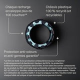 TOMMEE TIPPEE - Recharges pour poubelles a couches - Twist & Click -  Film multicouche antibactérien - Pack de 12