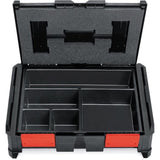 Insert compartimenté - TOOD - 5 cases fixes - Pour coffret professionnel - Emboîtable - 40x30x7 cm