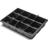 Insert modulable - TOOD - 3 a 12 compartiments - Pour coffret professionnel - Emboîtable - 40x30x7 cm