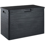 Coffre de rangement TOOMAX en résine 160 litres gris Woody's 77,5 x 44,5 x 52,7 cm