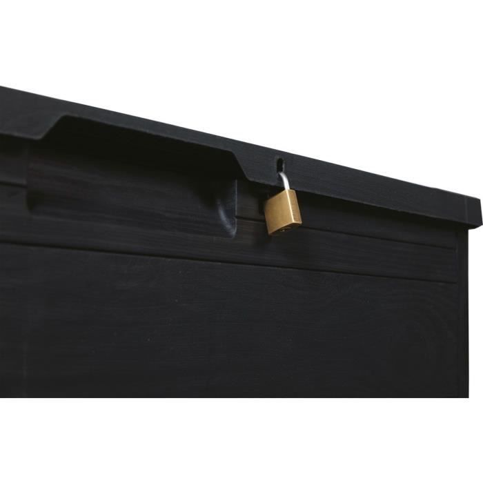 Coffre de rangement TOOMAX en résine 160 litres gris Woody's 77,5 x 44,5 x 52,7 cm
