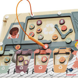 Trieur de déchets Montessori - TOP BRIGHT - Labyrinthe Magnétique - 3 ans - Métal - Papier - Plastique