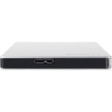 Disque dur externe - TOSHIBA - CANVIO Slim - 1 To - Finition aluminium - USB 3.2 Gen 1