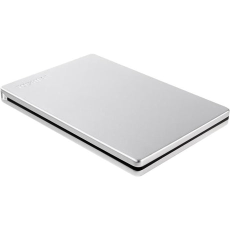 Disque dur externe - TOSHIBA - CANVIO Slim - 1 To - Finition aluminium - USB 3.2 Gen 1