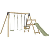 Portique balançoire - 3 agres avec toboggan - SHERWOOD AJONC - TP TOYS