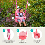 Fauteuil bébé 4-en-1 - TP TOYS - QUADPOD - Rose