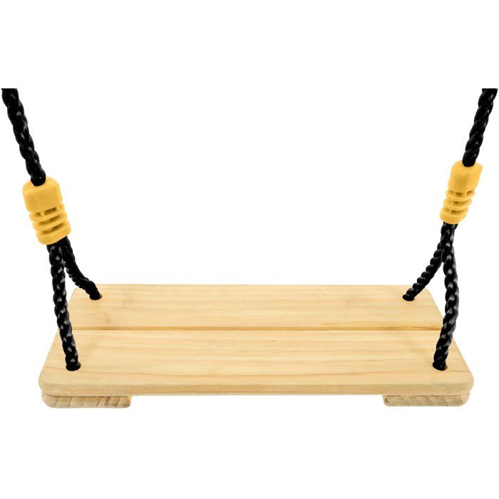 Balançoire - TP TOYS - Bois corde noire - H 190-250 cm