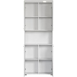 Colonne salle de bain AMANDA - 4 portes + 1 niche - Blanc brillant - L73 x P31 x H190 cm