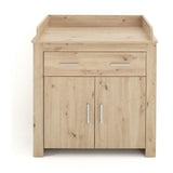 Chambre bébé Trio : Lit 70 x 140 cm + Commode a langer + Armoire AHOI - Chene - TREND TEAM