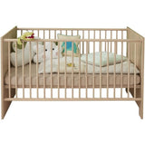 Chambre bÈbÈ Duo : Lit 70 x 140 cm + Commode a langer OLIVIA - Chene - TREND TEAM