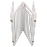TRIXIE Barriere avec porte ajustable- (60-160cm) x 81 cm - Blanc - Pour chien