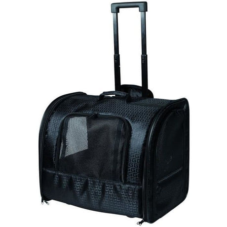 TRIXIE Sac a roulettes pour chat et chien - Noir - 45 × 41 × 31 cm