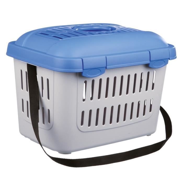 TRIXIE  Box de transport - Midi-Capri 44 × 33 × 32 cm- Ouverture frontale - Fentes de ventilation - Poignée - Poids max 11 Kg