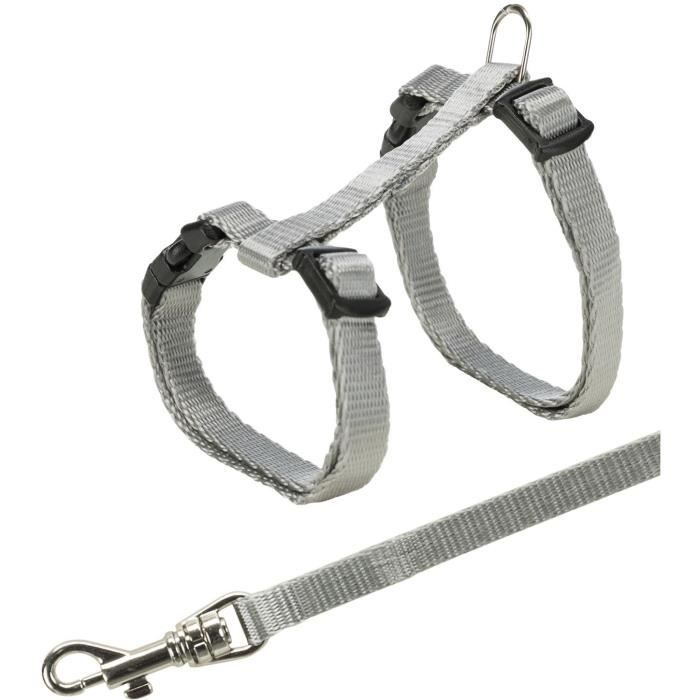 Junior harnais chaton avec laisse - TRIXIE - 19–31 cm / 8 mm - 1,20 m