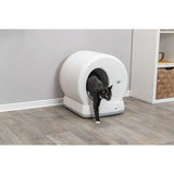 TRIXIE  Bac a litiere automatique - Auto-nettoyant - Plastique - 53 × 55,5 × 52 cm - Blanc