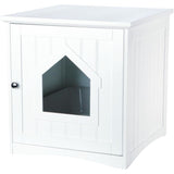 Cabine de toilette - TRIXIE - 49 x 51 x 51 cm - Blanc